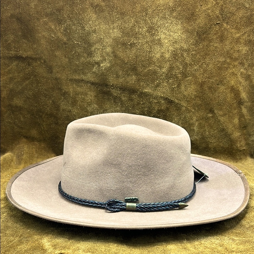 Scala Beige Tan Felt Western Hat
